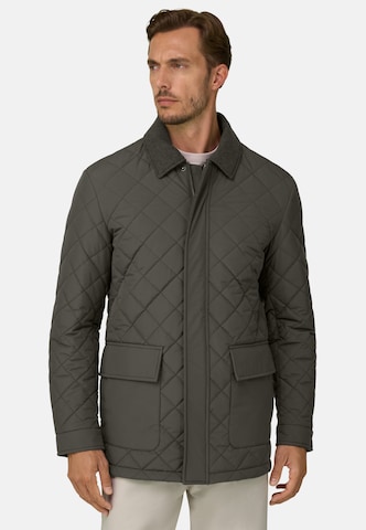 Veste mi-saison Boggi Milano en vert : devant