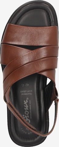 SIOUX Sandale ' Milito ' in Braun