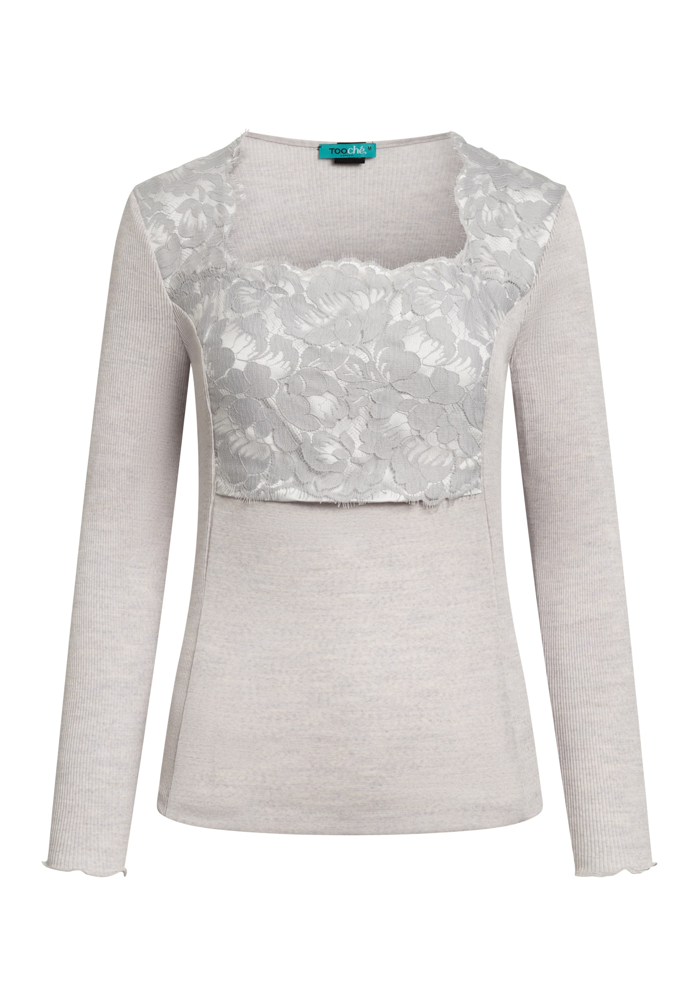 TOOche Shirt 'Grey Orchid' in Cream / Grey, Item view