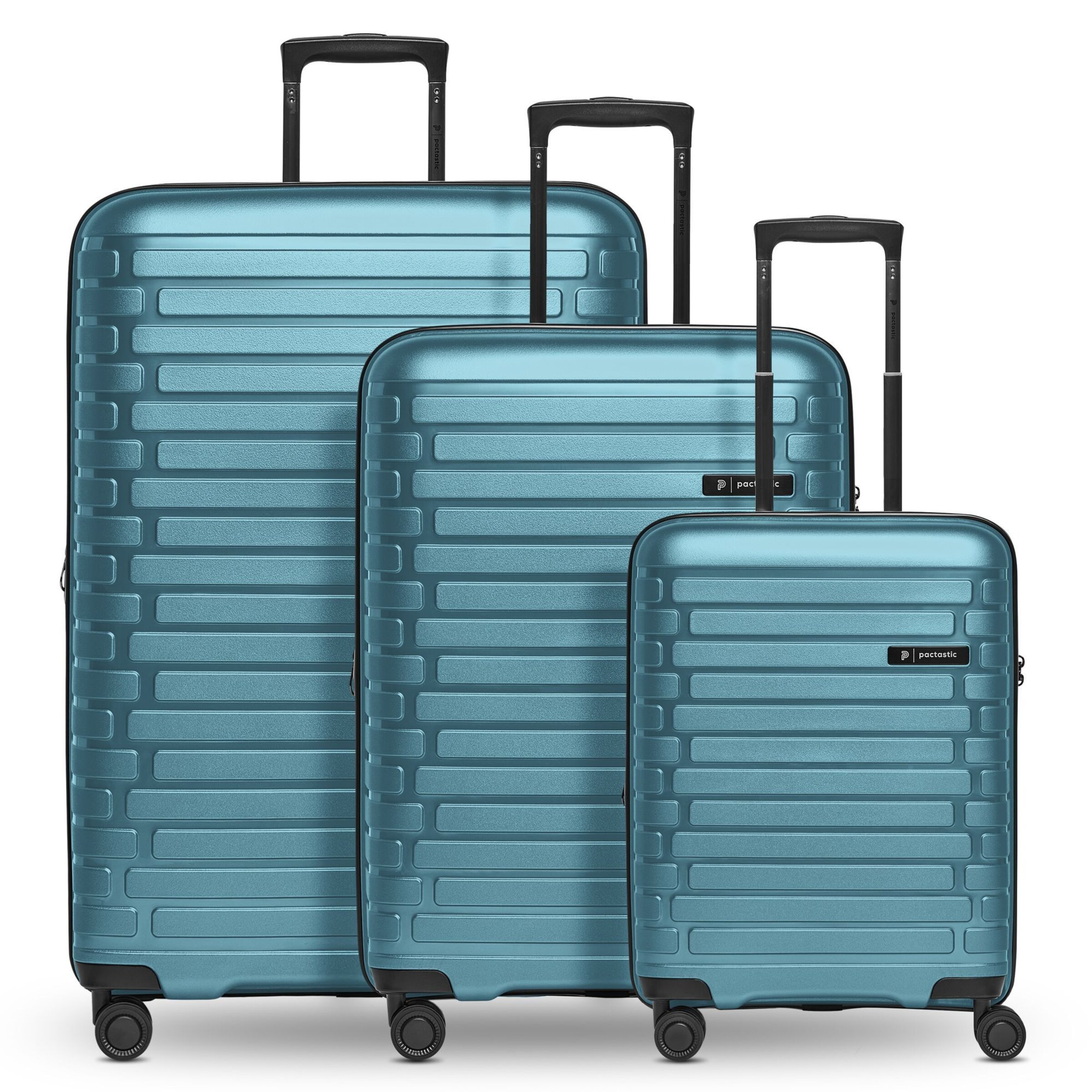 Pactastic Kofferset 'Collection 04 THE THREE SET +' in Blauw: voorkant