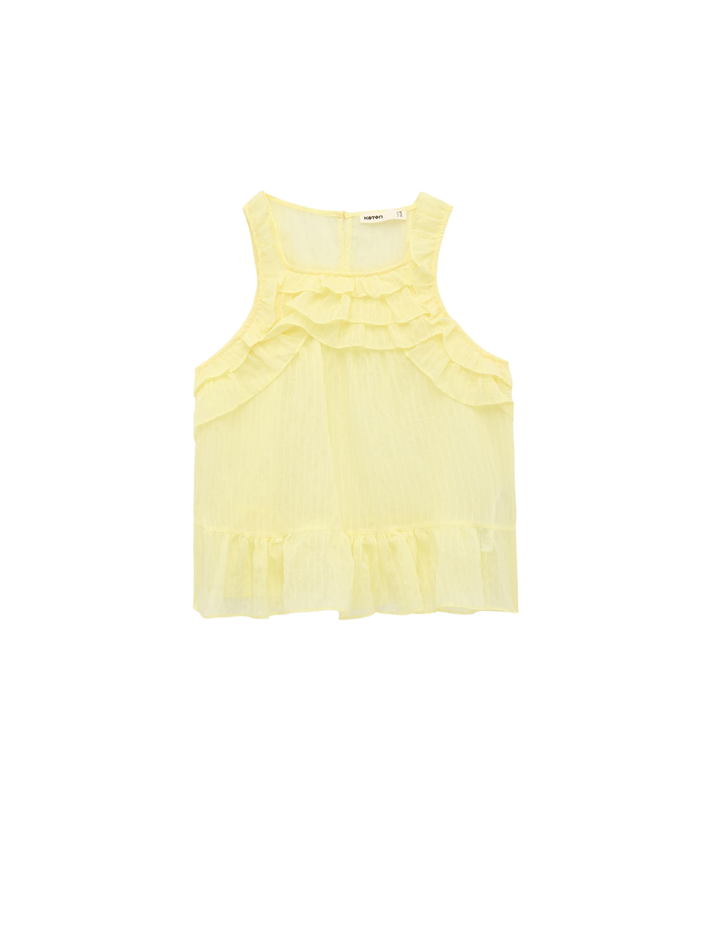 Koton Blouse in XS in de kleur Geel, Productweergave