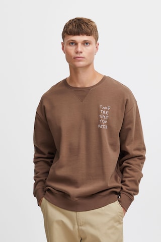 !Solid Sweatshirt 'Halvard' in Braun: Vorderseite