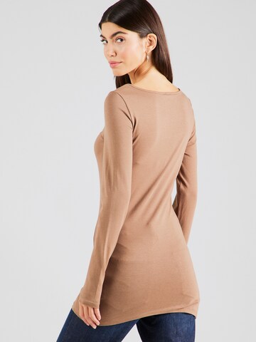 VERO MODA Shirt 'Maxi My' in Braun