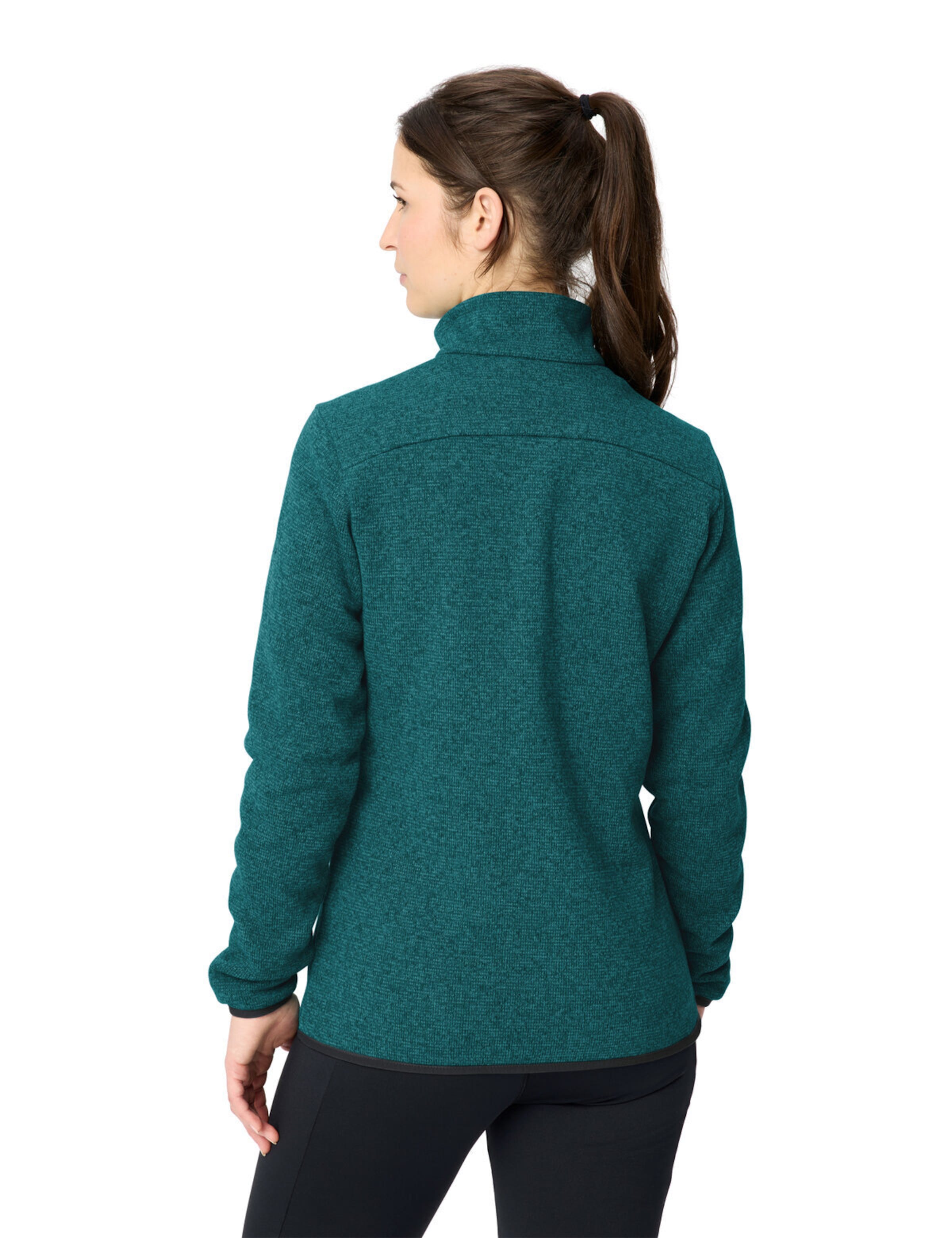 VAUDE Athletic fleece jacket 'Rienza IV' in Green