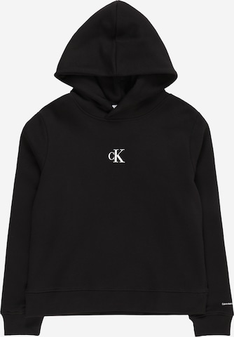 Calvin Klein Jeans Sweatshirt in Schwarz: predná strana