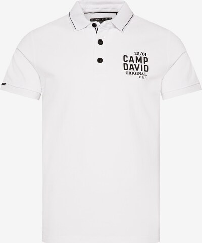CAMP DAVID Shirt in Black / White, Item view