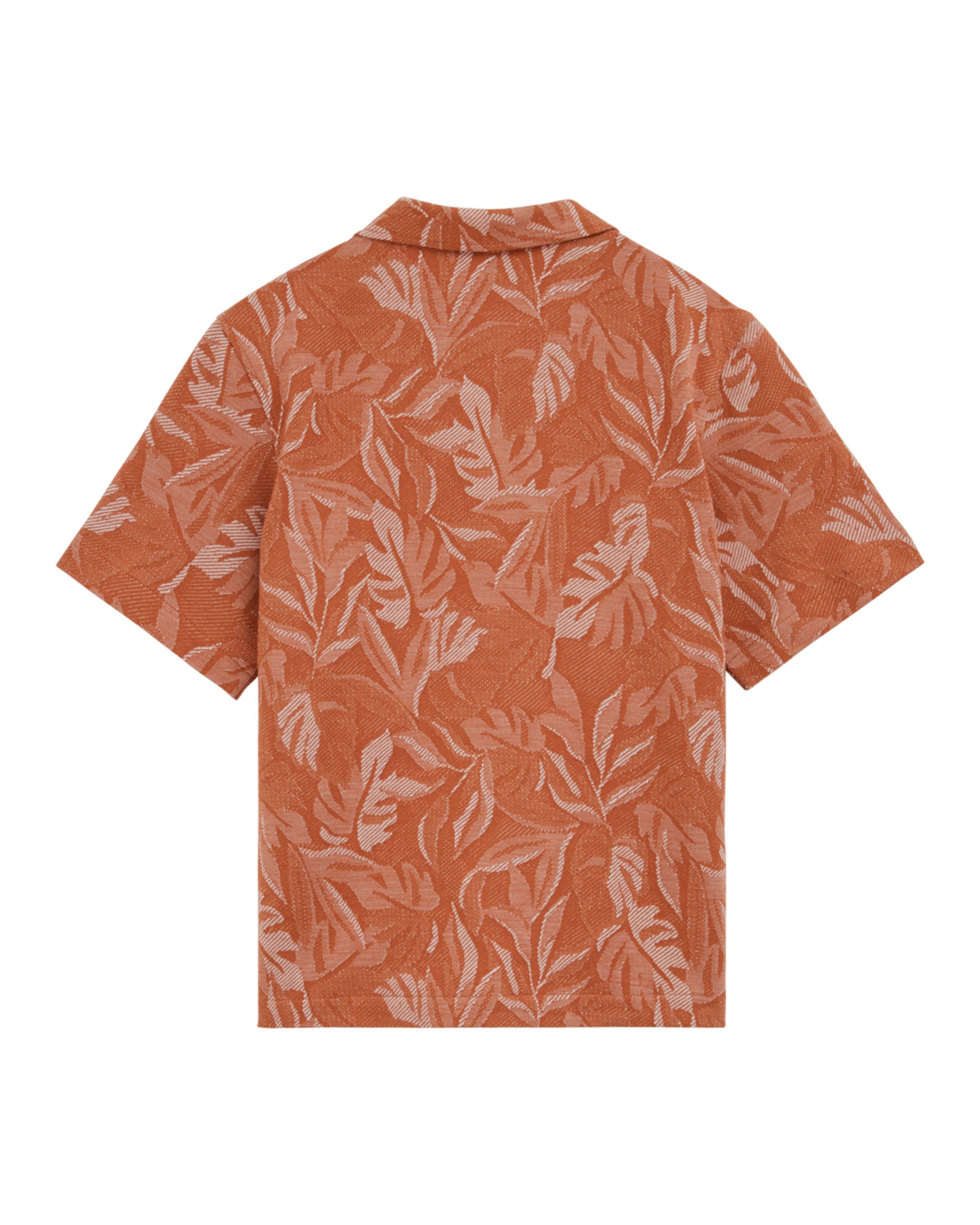 WE Fashion Rovný strih Košeľa - Oranžová