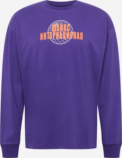 SHYX Sweat-shirt 'Gladys' en violet / rouge orangé / blanc, Vue avec produit