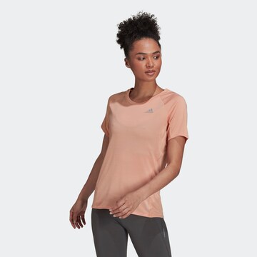 ADIDAS SPORTSWEAR - Camisa funcionais em rosa: frente