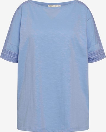 Ulla Popken Shirt  (GOTS) in Blau: predná strana