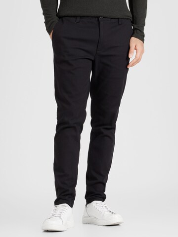 Slimfit Pantaloni chino 'MARK' di Only & Sons in nero: frontale