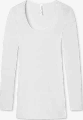 Maillot de corps 'Luxury' SCHIESSER en blanc : devant