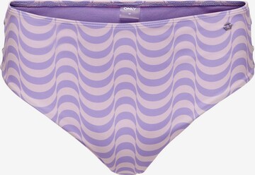 ONLY Bikini hlačke 'BARBARA' | vijolična barva: sprednja stran