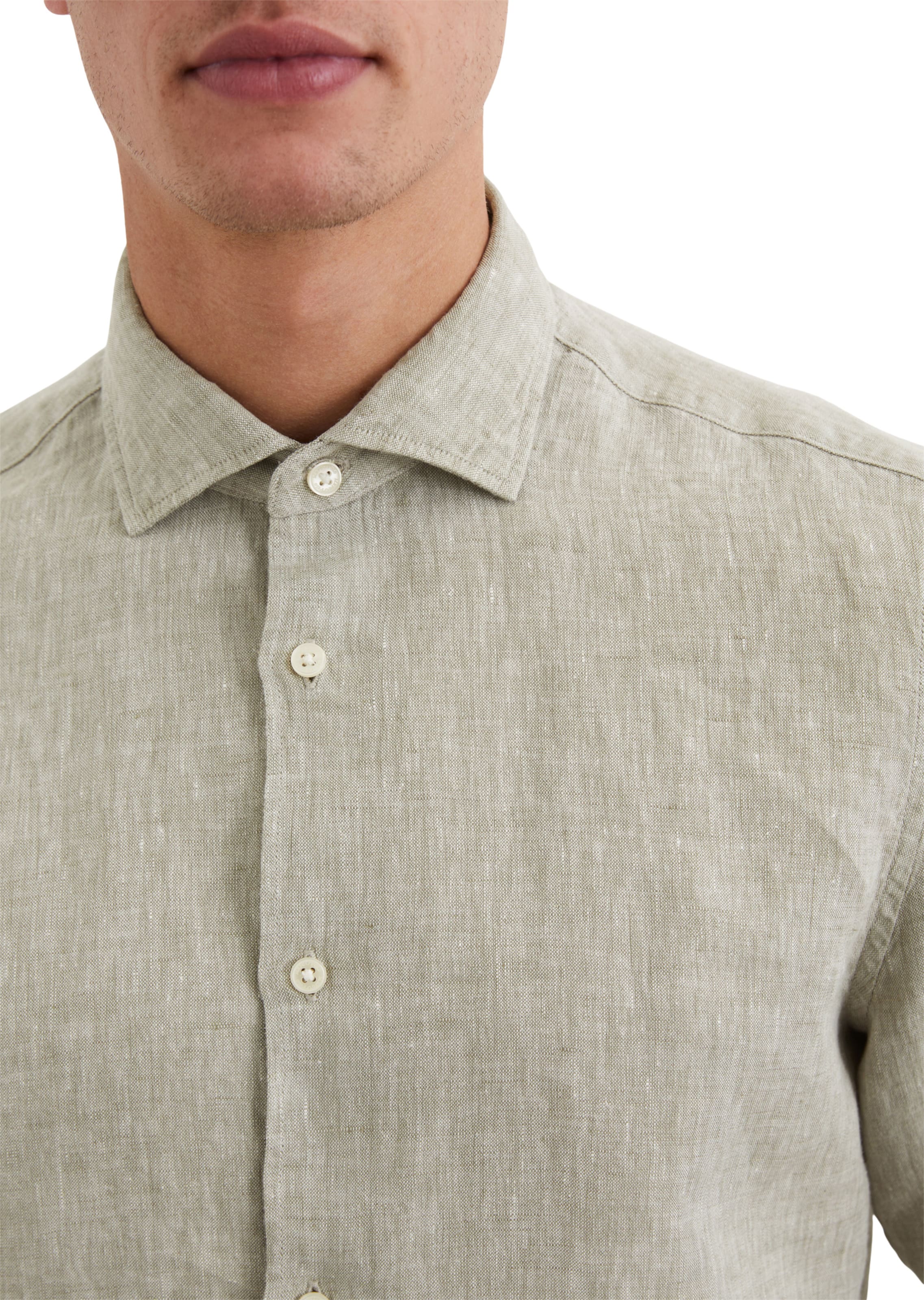 Marc O'Polo Regular Fit Hemd in Beige