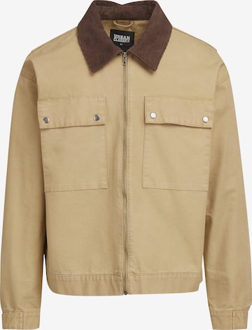 Urban Classics Tussenjas in Beige: voorkant