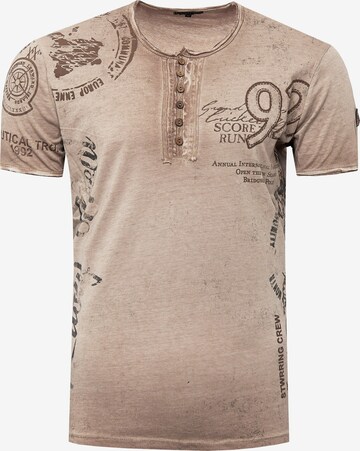 Rusty Neal Shirt in Beige: front