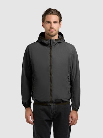 Veste mi-saison 'DERF' khujo en gris : devant