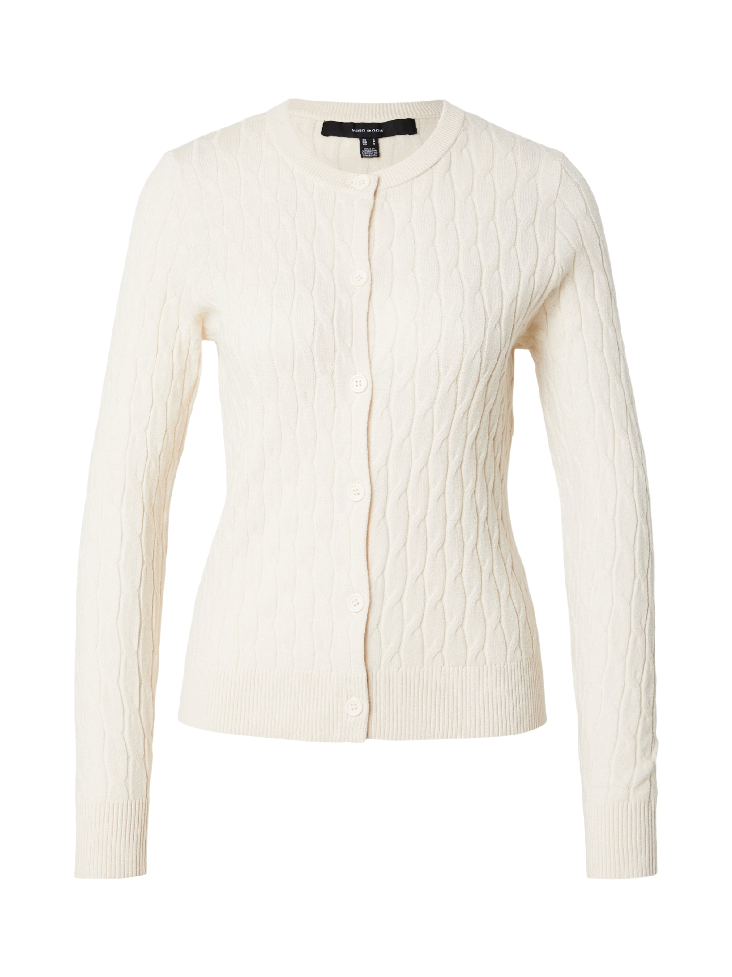 VERO MODA Strickjacke 'VMFANTASTIC' in Beige: Vorderseite