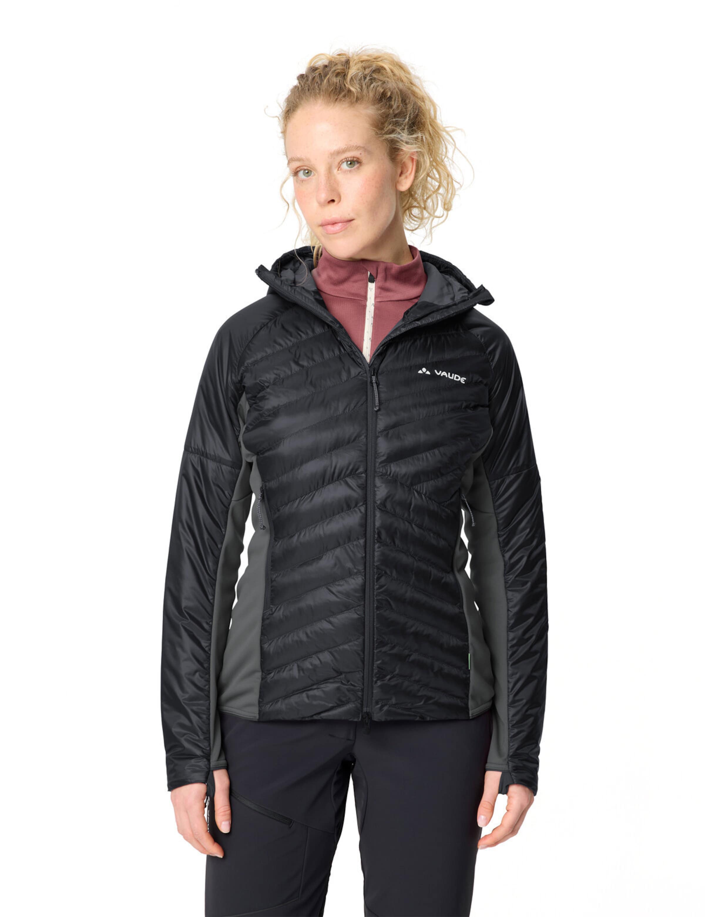 VAUDE Sportjas 'Sesvenna Pro III' in Zwart: voorkant
