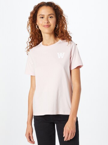 WOOD WOOD Shirt 'Mia' in Roze: voorkant