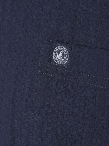 Jan Vanderstorm Comfort Fit Kurzarmhemd ' Albart ' in Blau