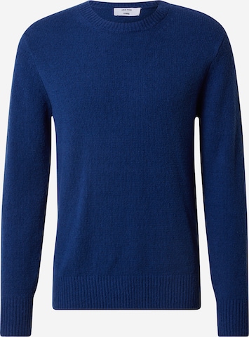 DAN FOX APPAREL Пуловер 'Laurenz' в синьо: отпред