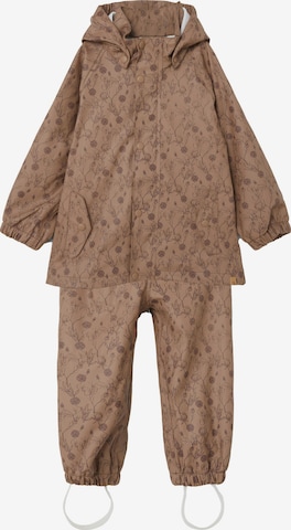 Lil ' Atelier Kids Athletic Suit 'Ladry' in Brown: front