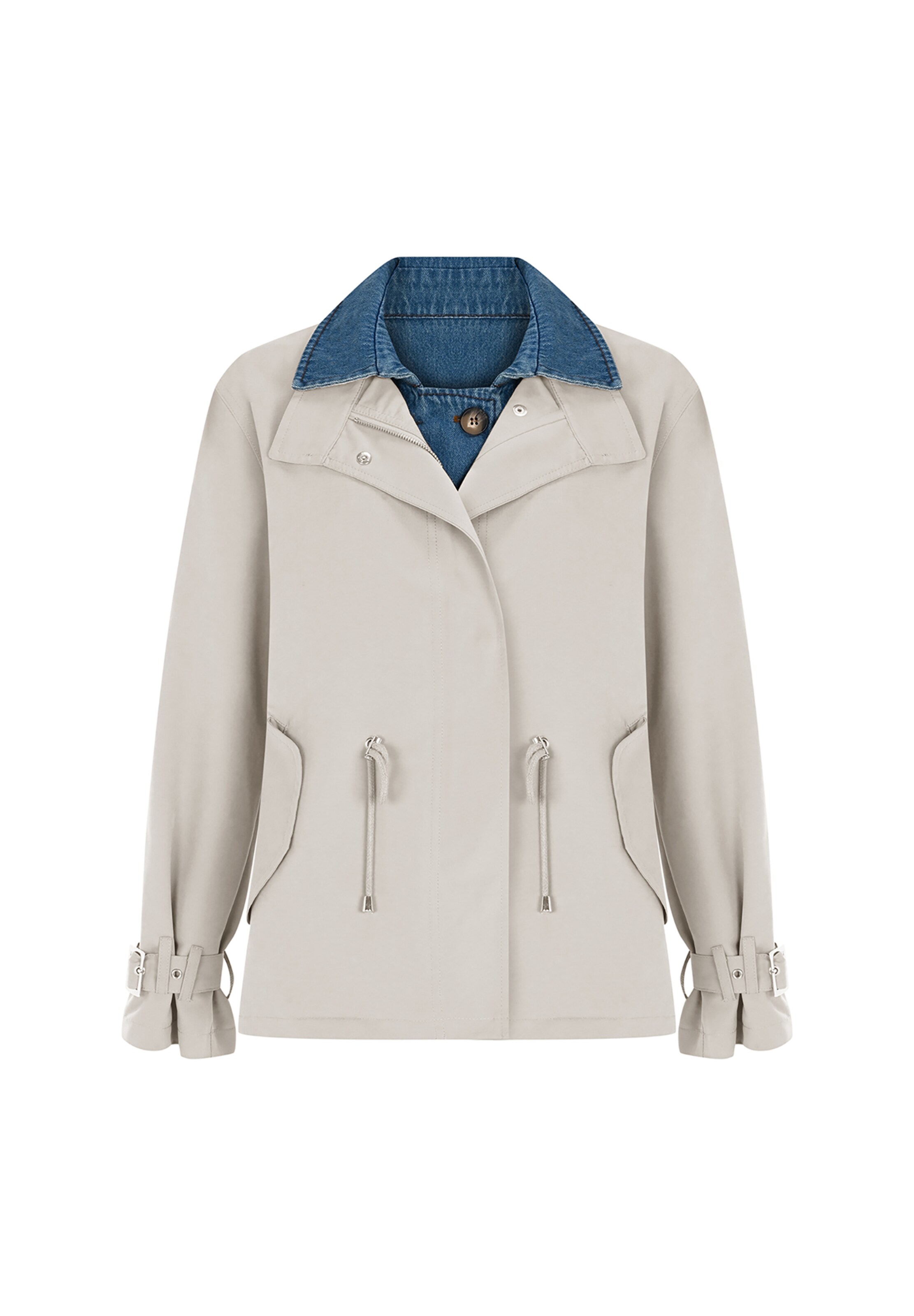 FRESHLIONS Jacke 'Zelda' in Beige: Vorderseite