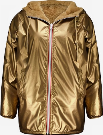 Deeluxe Winterparka 'ISSINA' in Goud: voorkant
