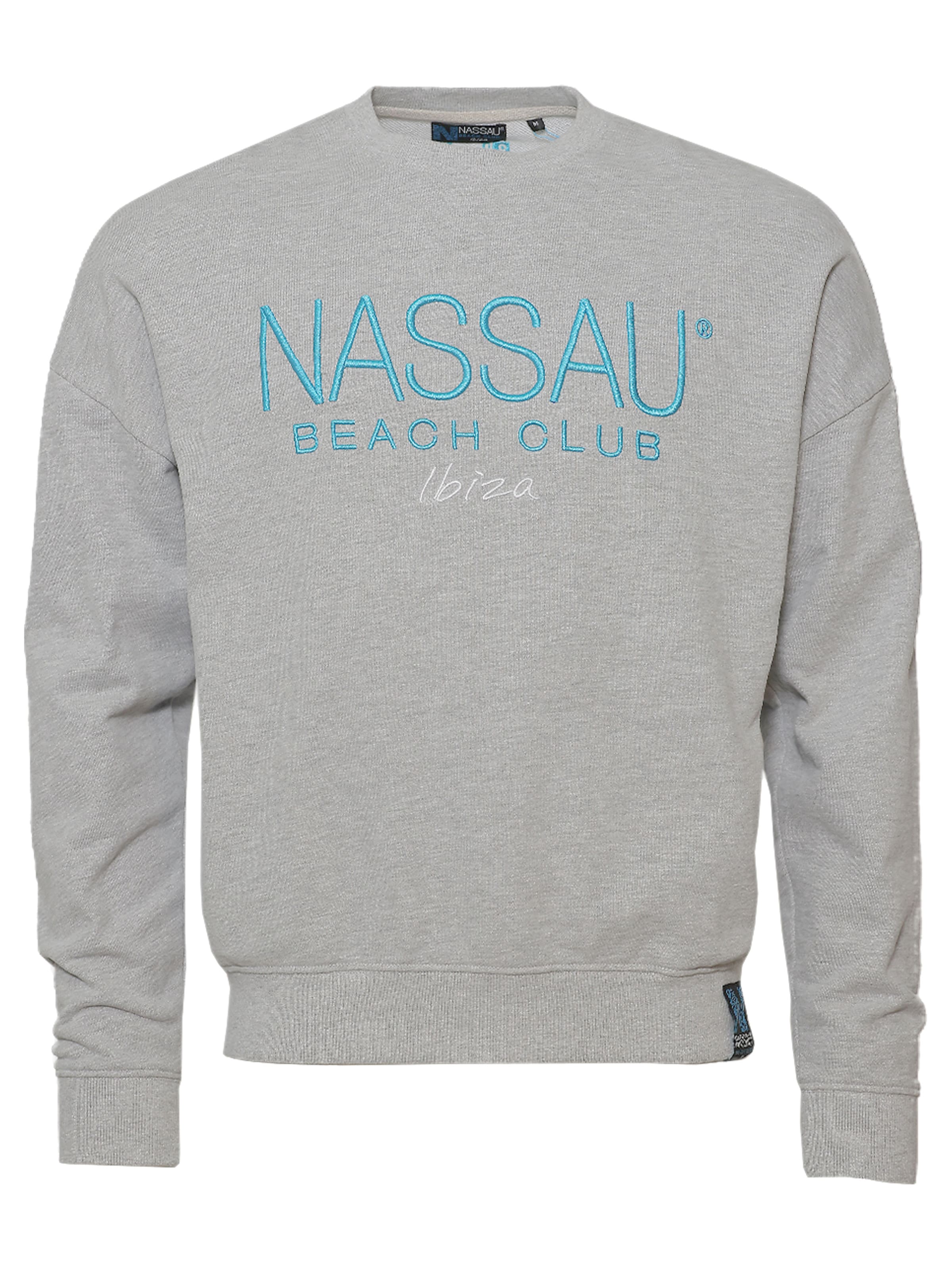 NASSAU Beach Club Sweatshirt 'NB231041' in Grau: Vorderseite