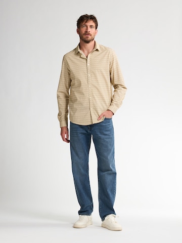 Coupe regular Chemise Petrol Industries en beige