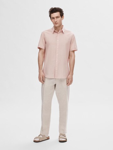 SELECTED HOMME Regular Fit Hemd in Pink