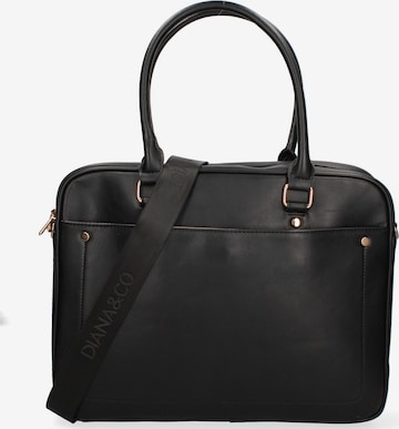 Porte-documents Diana&Co. en noir : devant