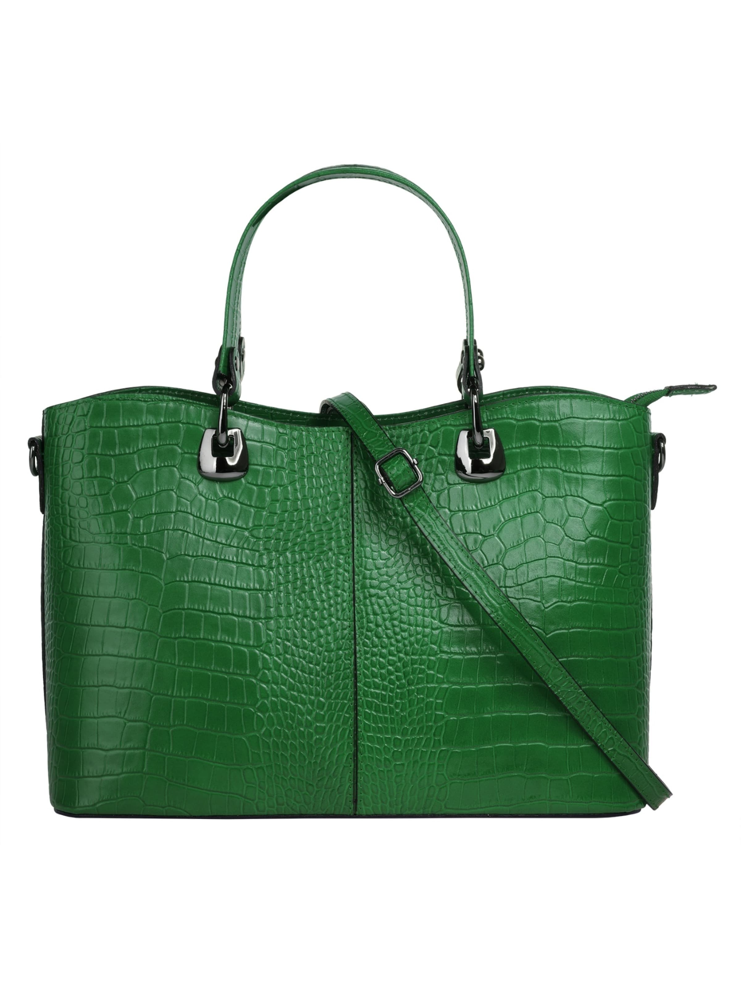 Cluty Handbag in Green: front
