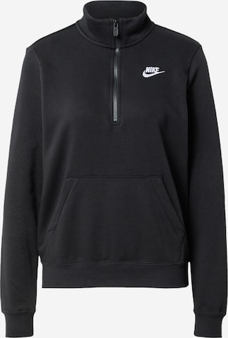 Nike Sportswear Sweatshirt in Black: front