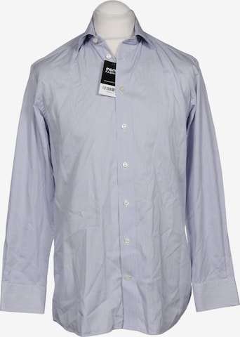 ETON Button Up Shirt in M in Blue: front
