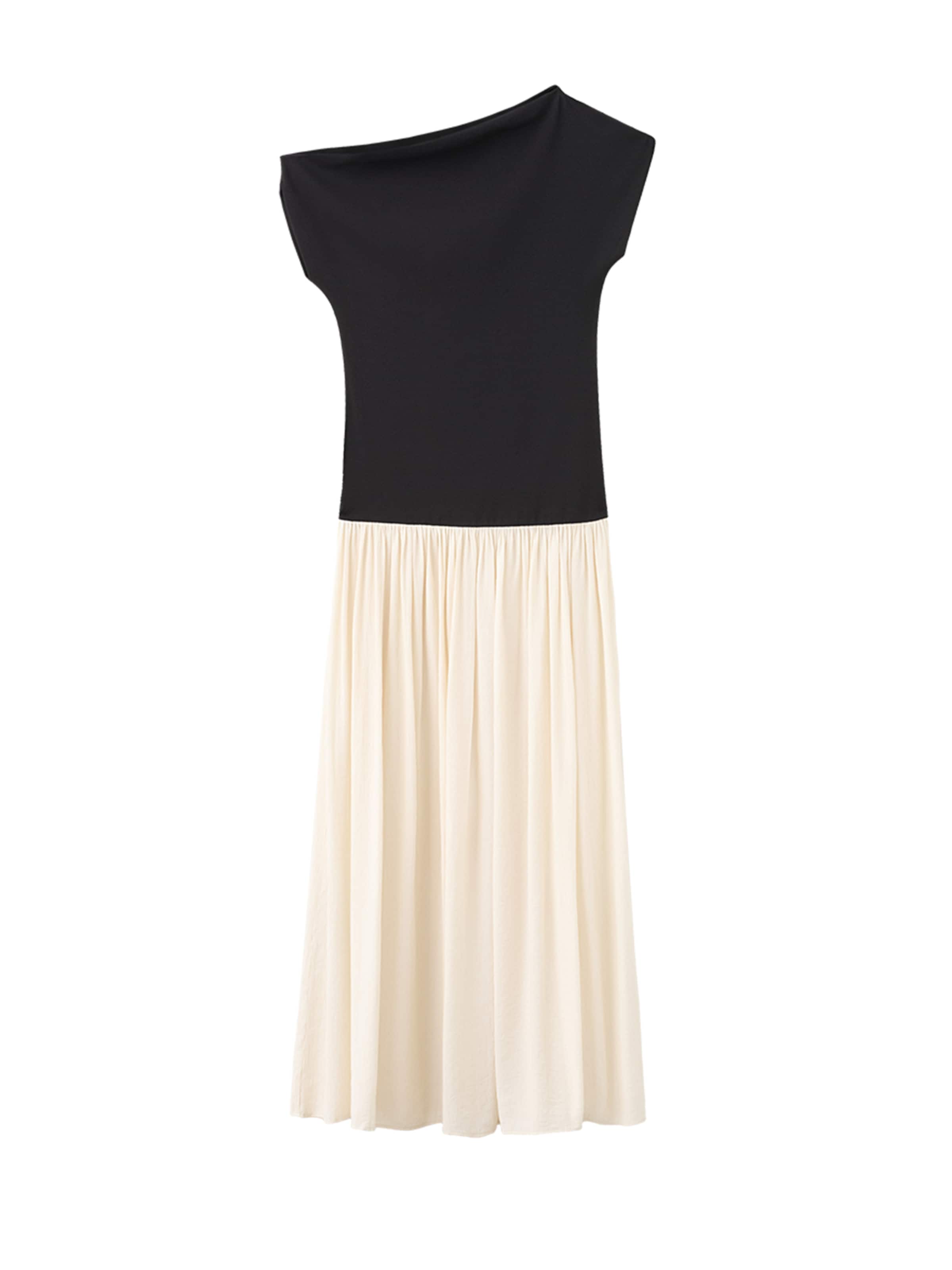 Rochie 'Gelato' de la MANGO pe bej: față