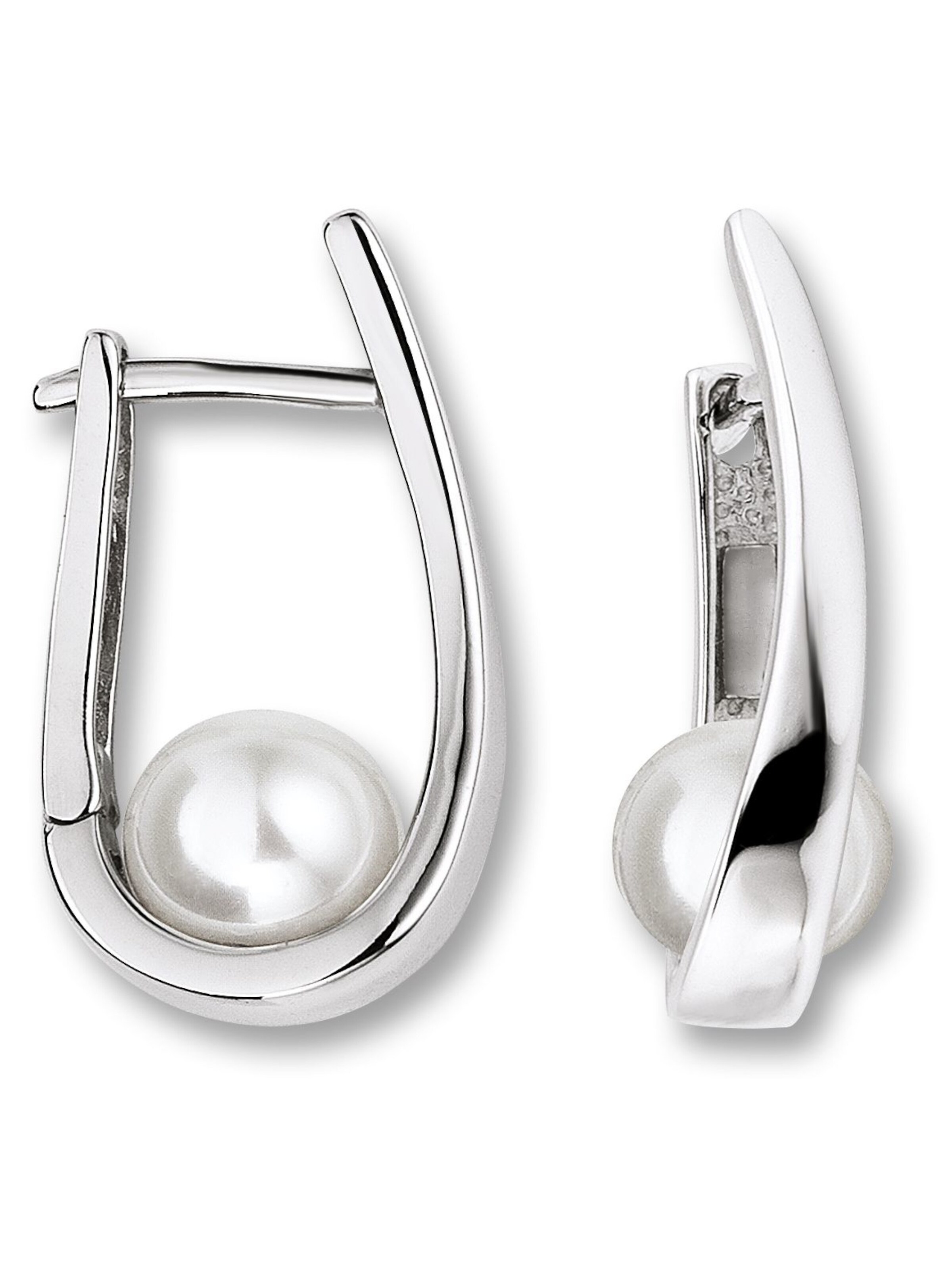 ONE ELEMENT Ohrringe in Silber: Vorderseite