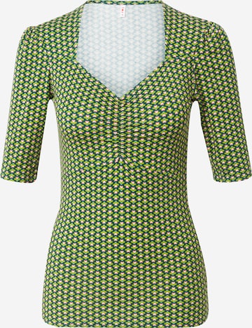 Blutsgeschwister Shirt in Green: front