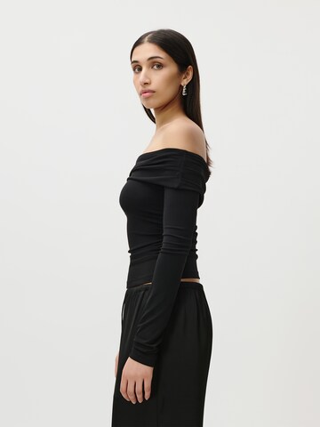 Maglietta 'Charleen' di LeGer by Lena Gercke in nero: lato