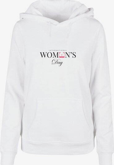 Merchcode Sweatshirt 'WD - International Women's Day 1' in rot / schwarz / weiß, Produktansicht