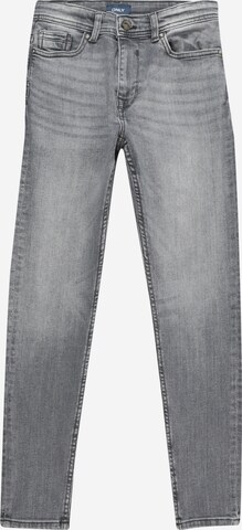 Skinny Jeans 'DRAPER' di KIDS ONLY in grigio: frontale