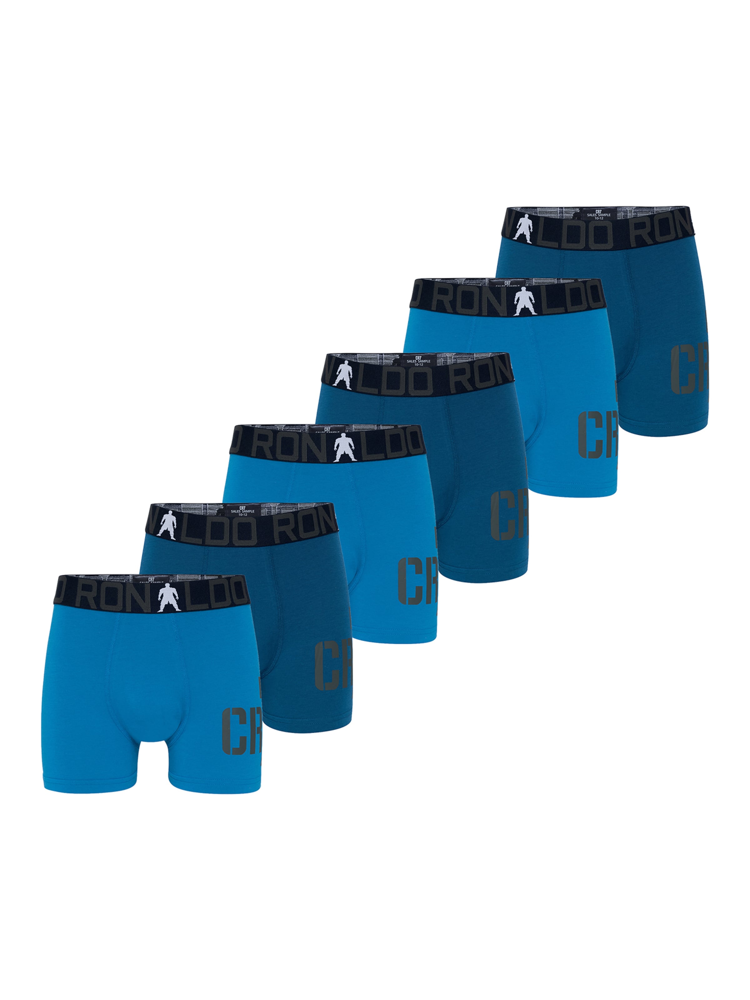 CR7 - Cristiano Ronaldo Boxershorts ' World Cup ' in Blau: Vorderseite