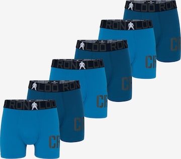 CR7 - Cristiano Ronaldo Boxershorts ' World Cup ' in Blau: Vorderseite