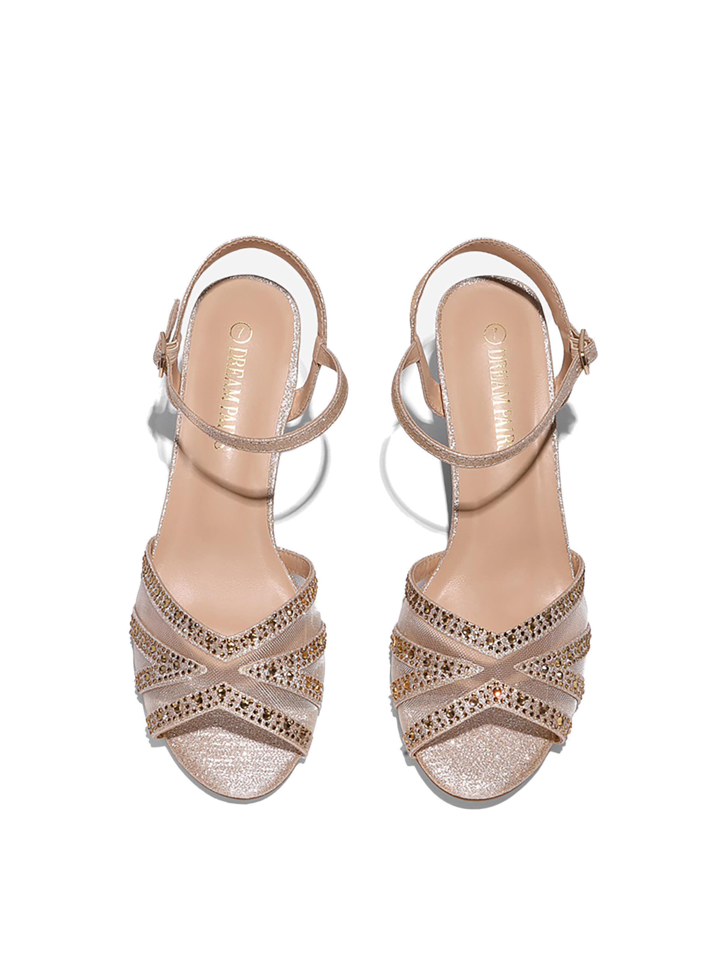 Dream Pairs Riemensandale‌‌ in Gold