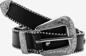 Ceinture Pull&Bear en noir : devant