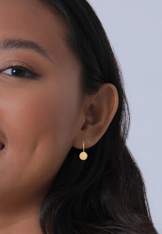 ELLI Earrings 'Geo' in Gold: front