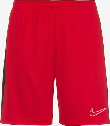 NIKE Regular Workout Pants 'Academy' in Red: front