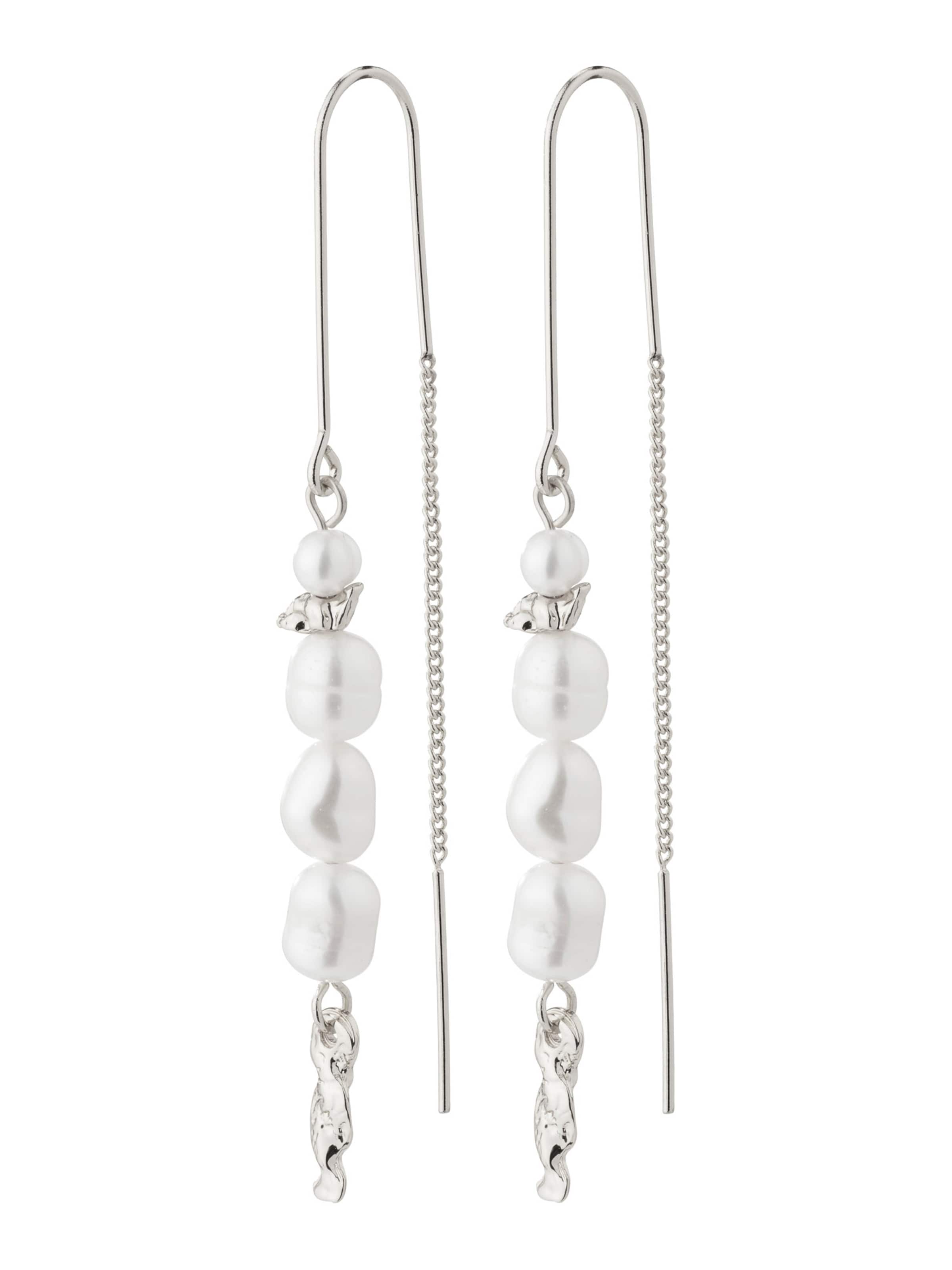 Pilgrim Earrings 'BERTHE' in Silver: front