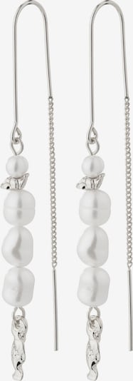 Pilgrim Boucles d'oreilles 'BERTHE' en argent / blanc perle, Vue avec produit